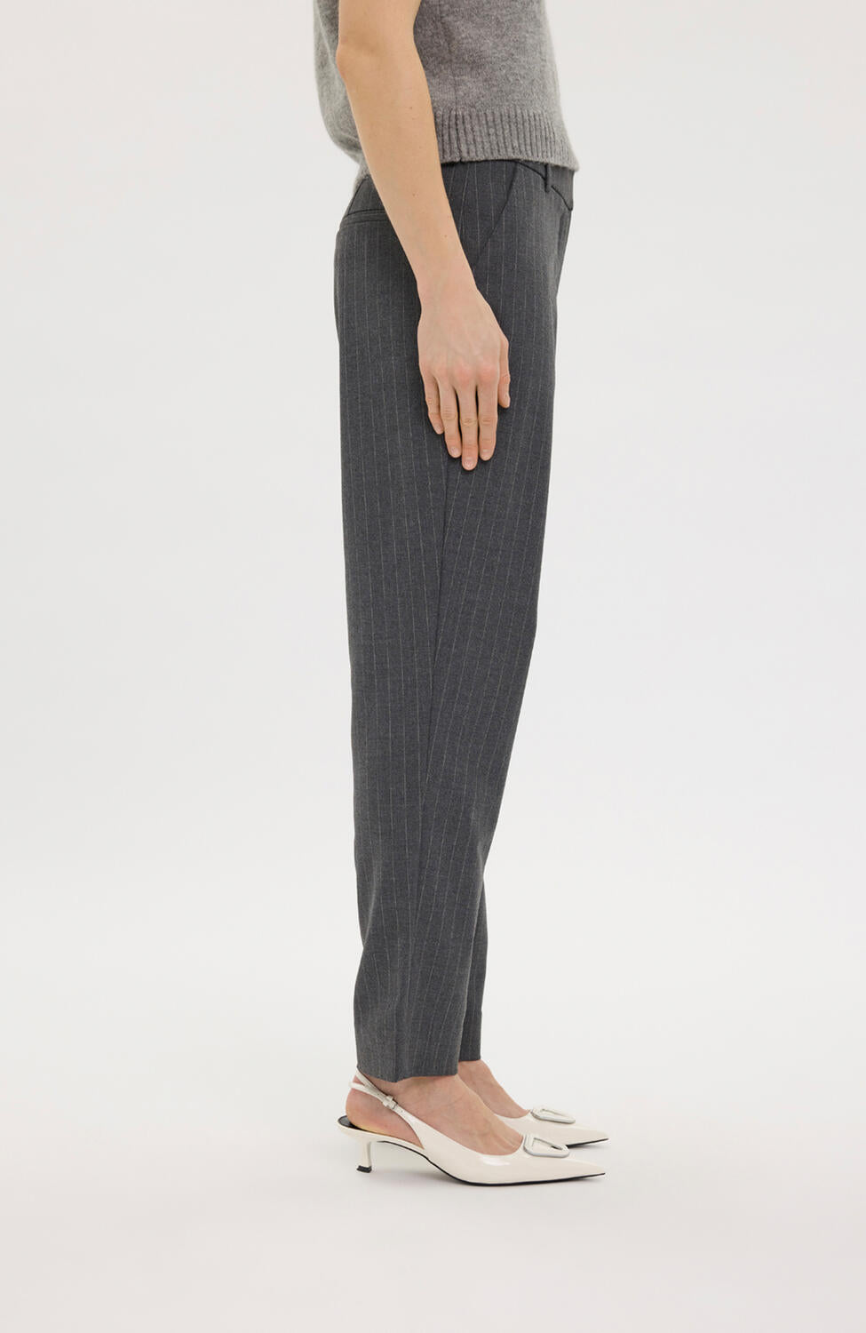 KaisaFV Ankle bukser - Meteorite Pinstripe